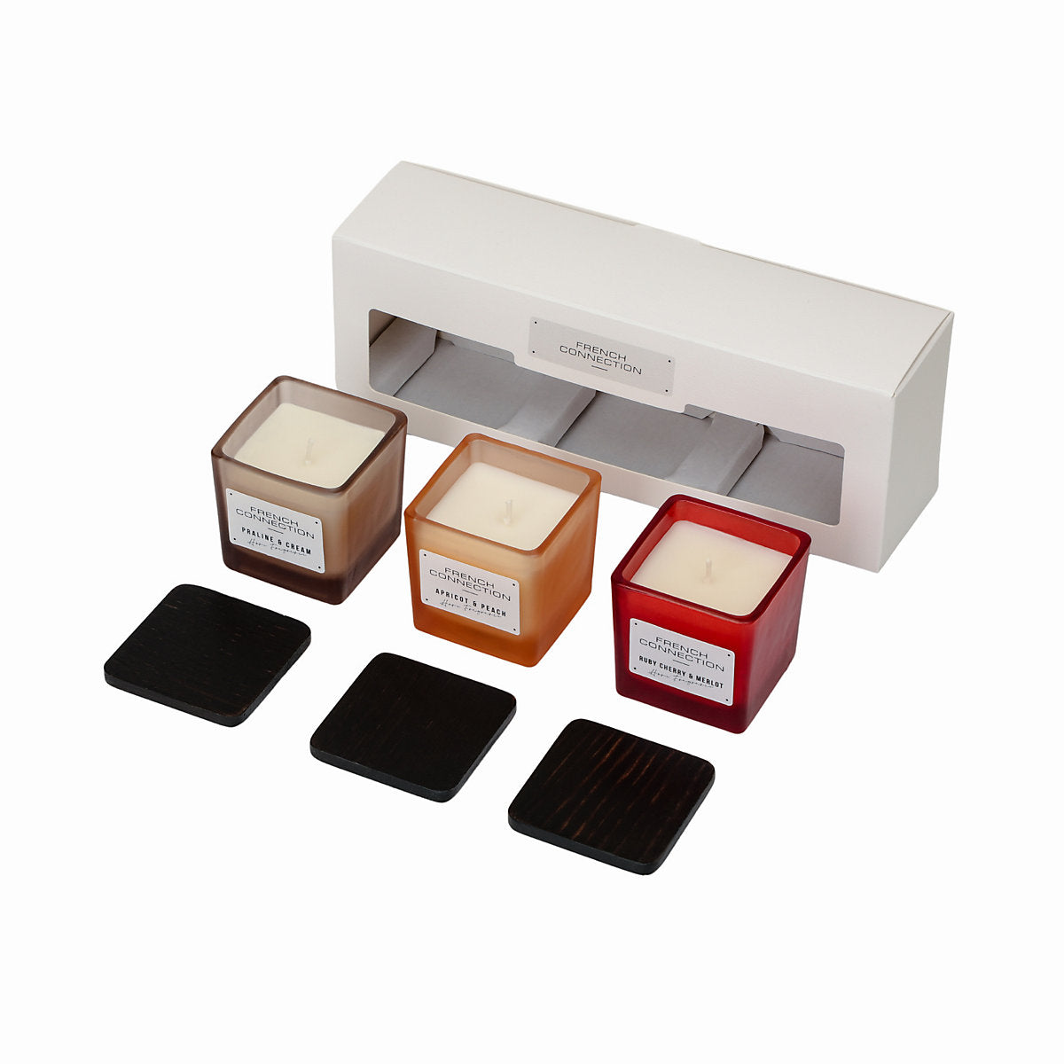 طقم هدية فرنش كونكشن Indulgence Candle Set Of 3