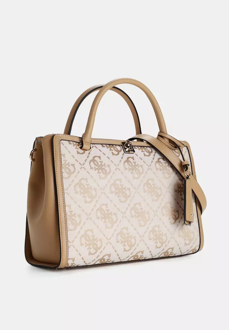Guess Audrey Logo Satchel Bag