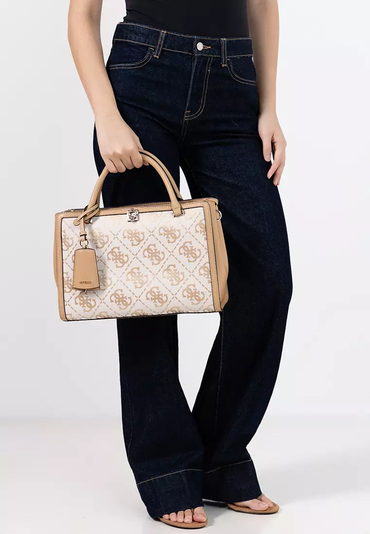 Guess Audrey Logo Satchel Bag