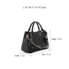 Guess Cheryl Triple Comp Satchel Bag