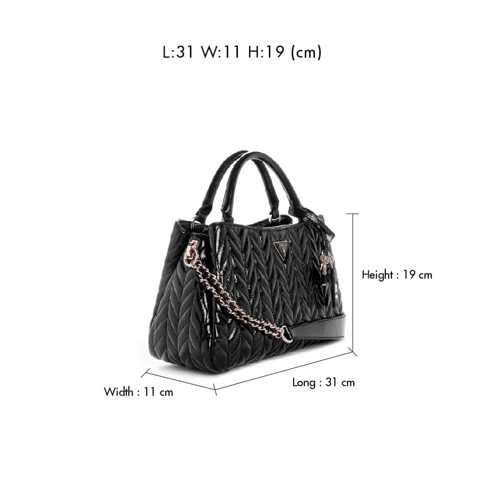 Guess Cheryl Triple Comp Satchel Bag