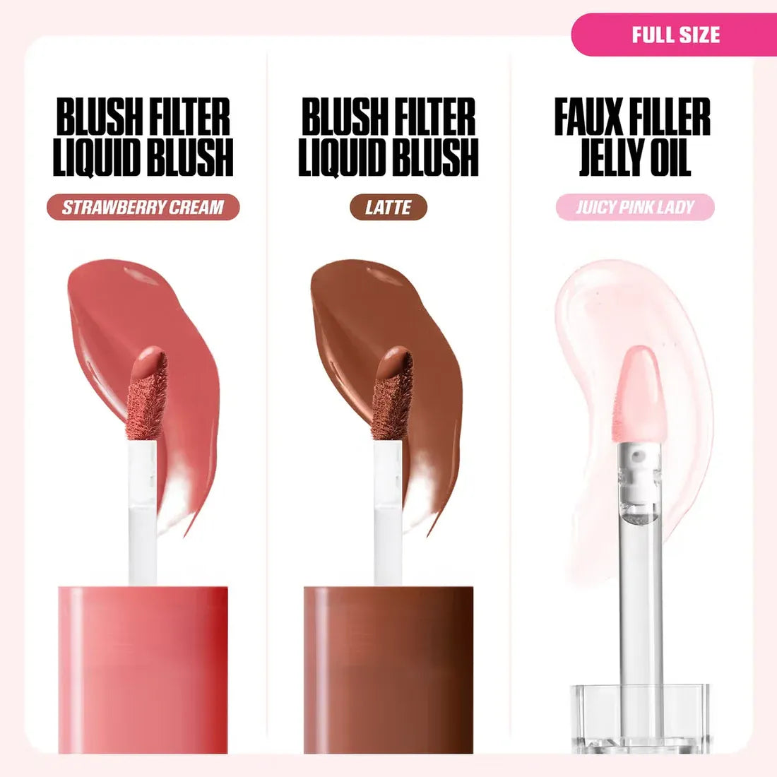 Huda Beauty Lip & Cheek Bronze Nudes Best Sellers Kit Liquid Lipstick