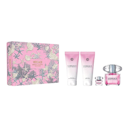 סט בשמים ורסצ'ה Bright Crystal אדט ‏90 + 100ml + 100ml + 5ml מ״ל