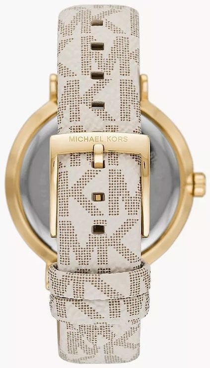 ساعة مايكل كورس Addyson Silver Dial Leather