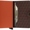 Secrid Miniwallet Optical Brown Orange Wallet
