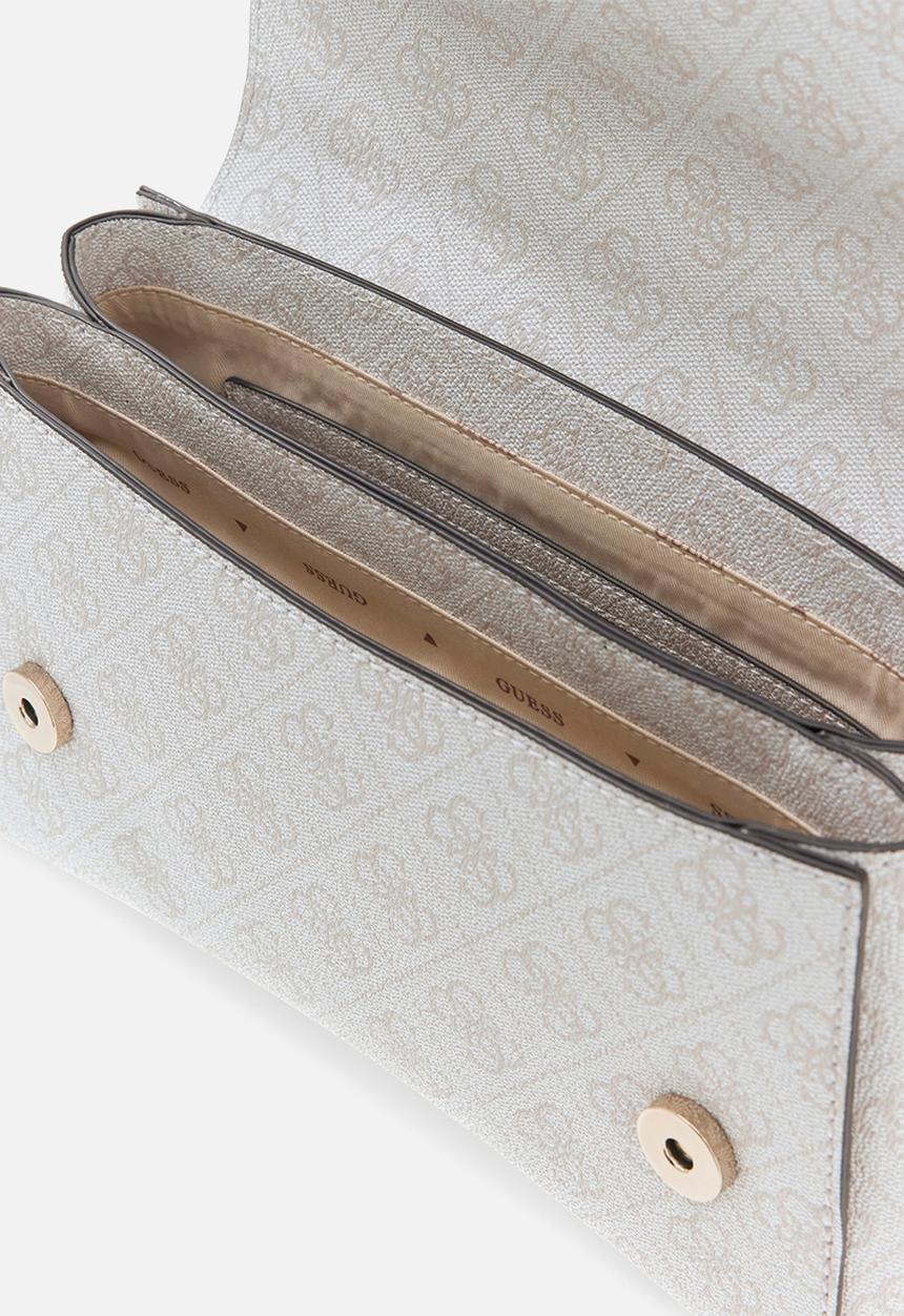 Guess Leona Logo Convrtbl Crossbody Flap Bag