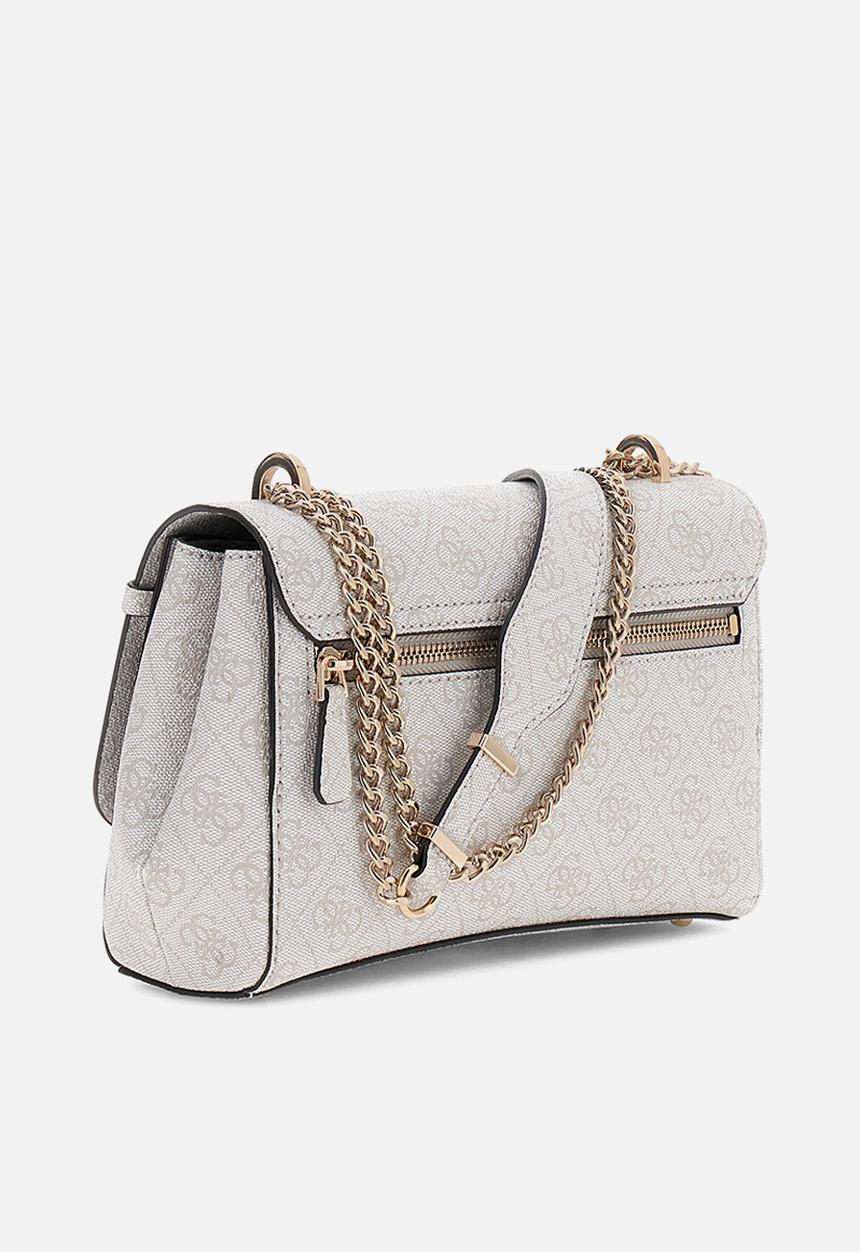Guess Leona Logo Convrtbl Crossbody Flap Bag