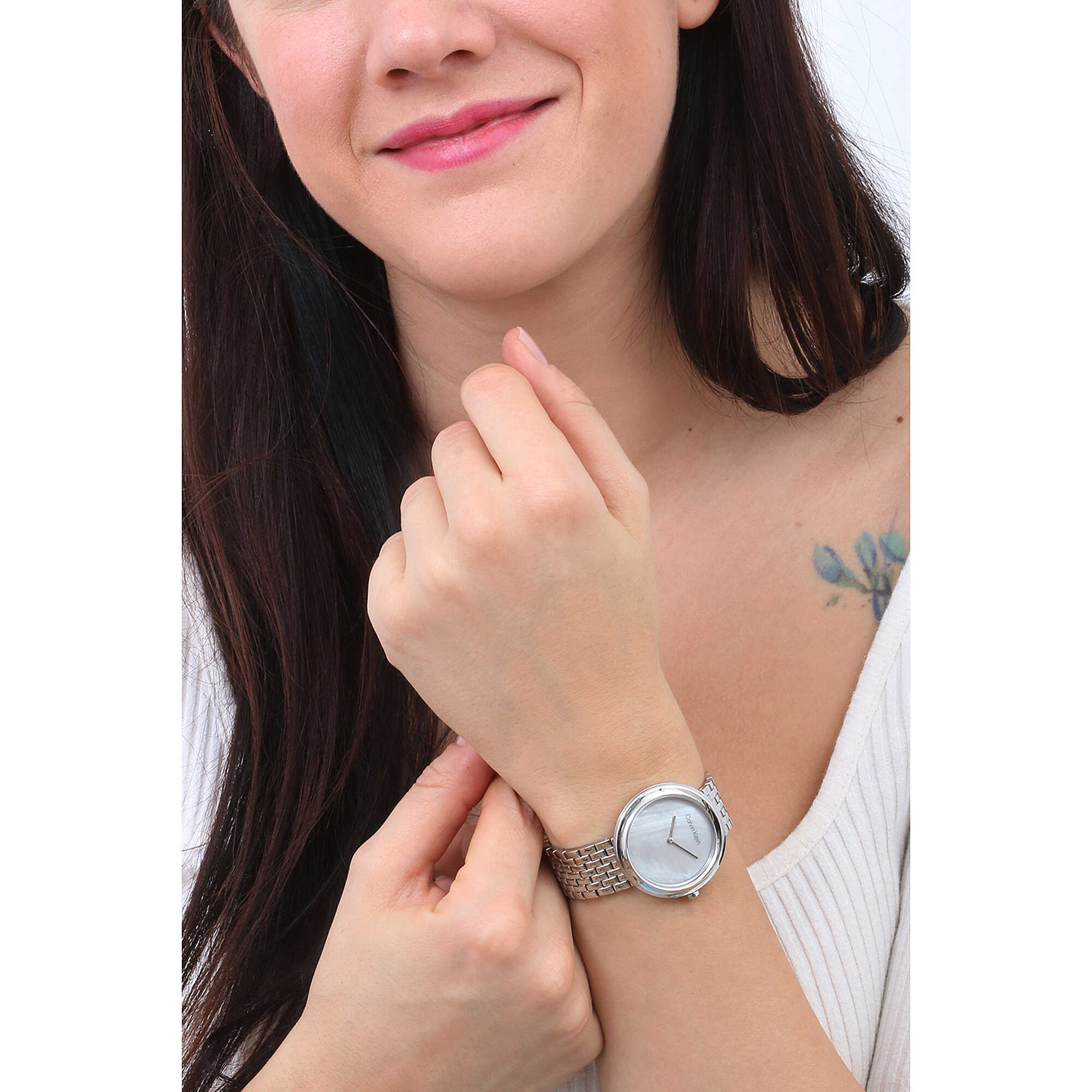 Calvin Klein Twisted Bezel Watch