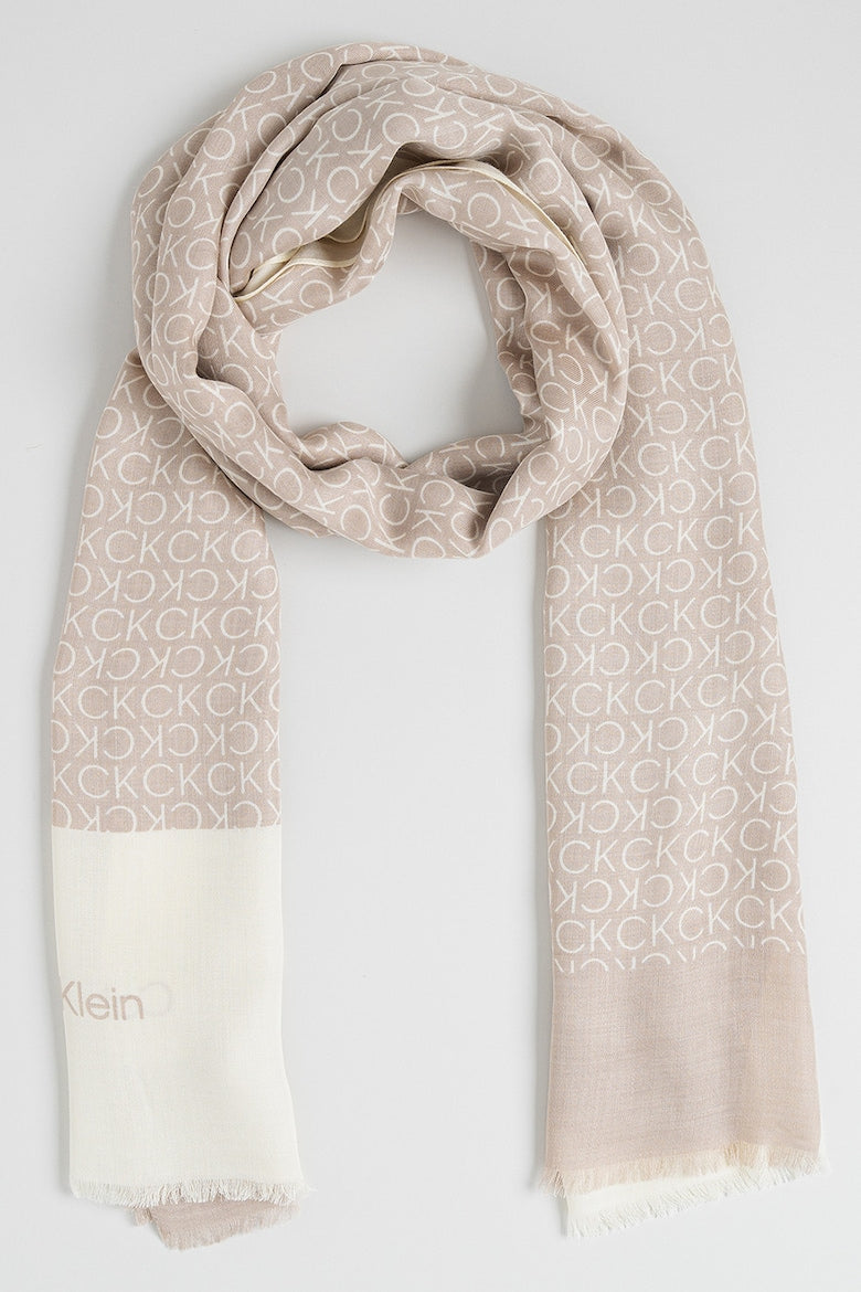 Calvin Klein Scialle Aop Minimal Scarf