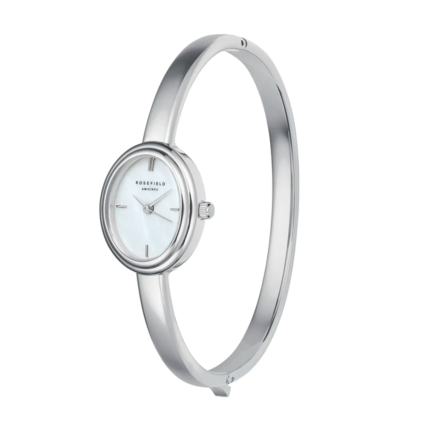 Rosefield Bangle S Silver Watch