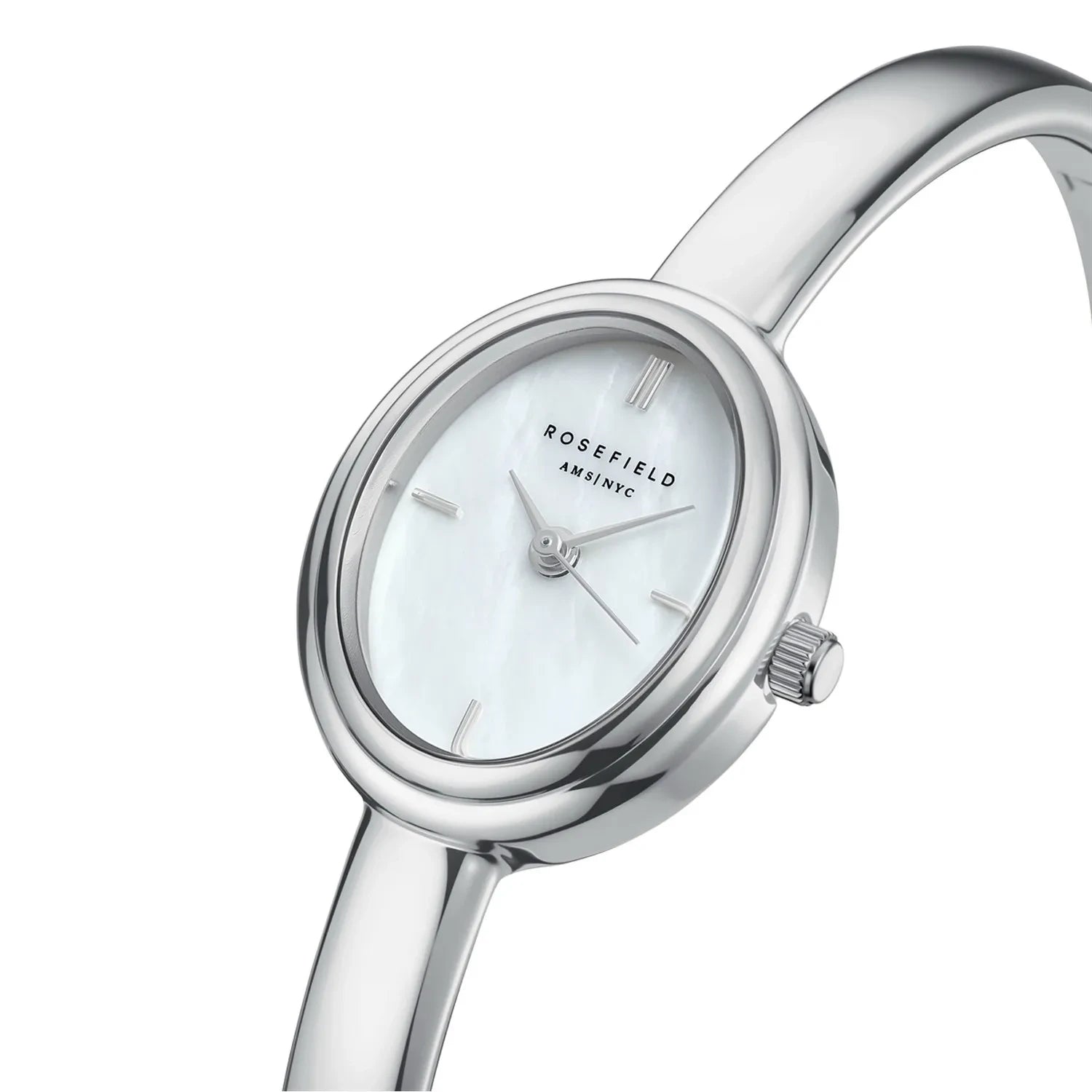 Rosefield Bangle S Silver Watch