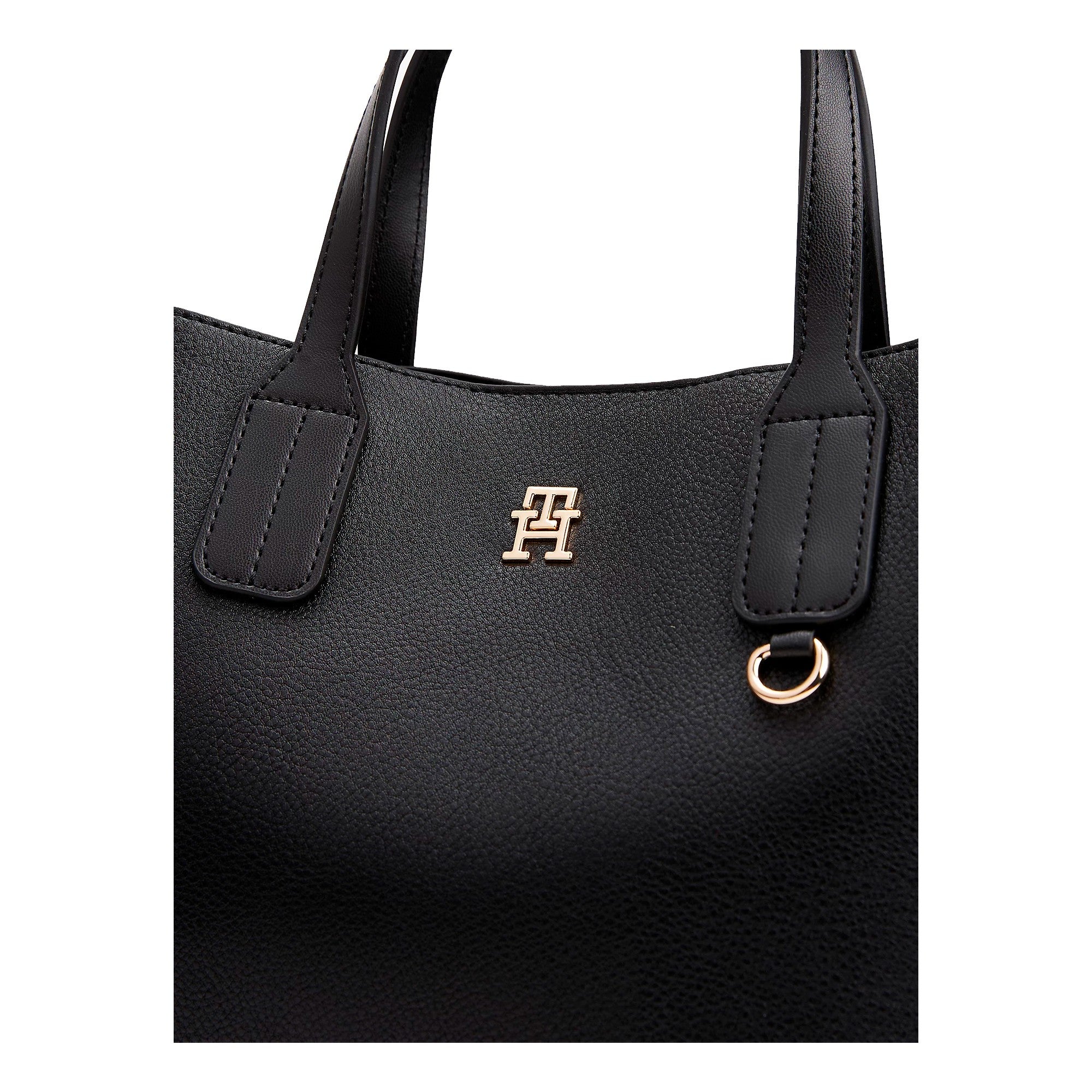 Tommy Hilfiger Monogram Plaque Tote Bag