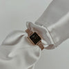 ساعة دانيل ويلنجتون Quadro Mini Melrose Rose Gold Onyx