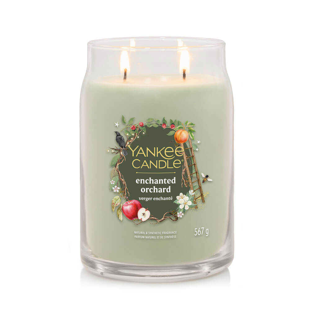 شمعة معطرة يانكي كاندل Enchanted Orchard Signature Large