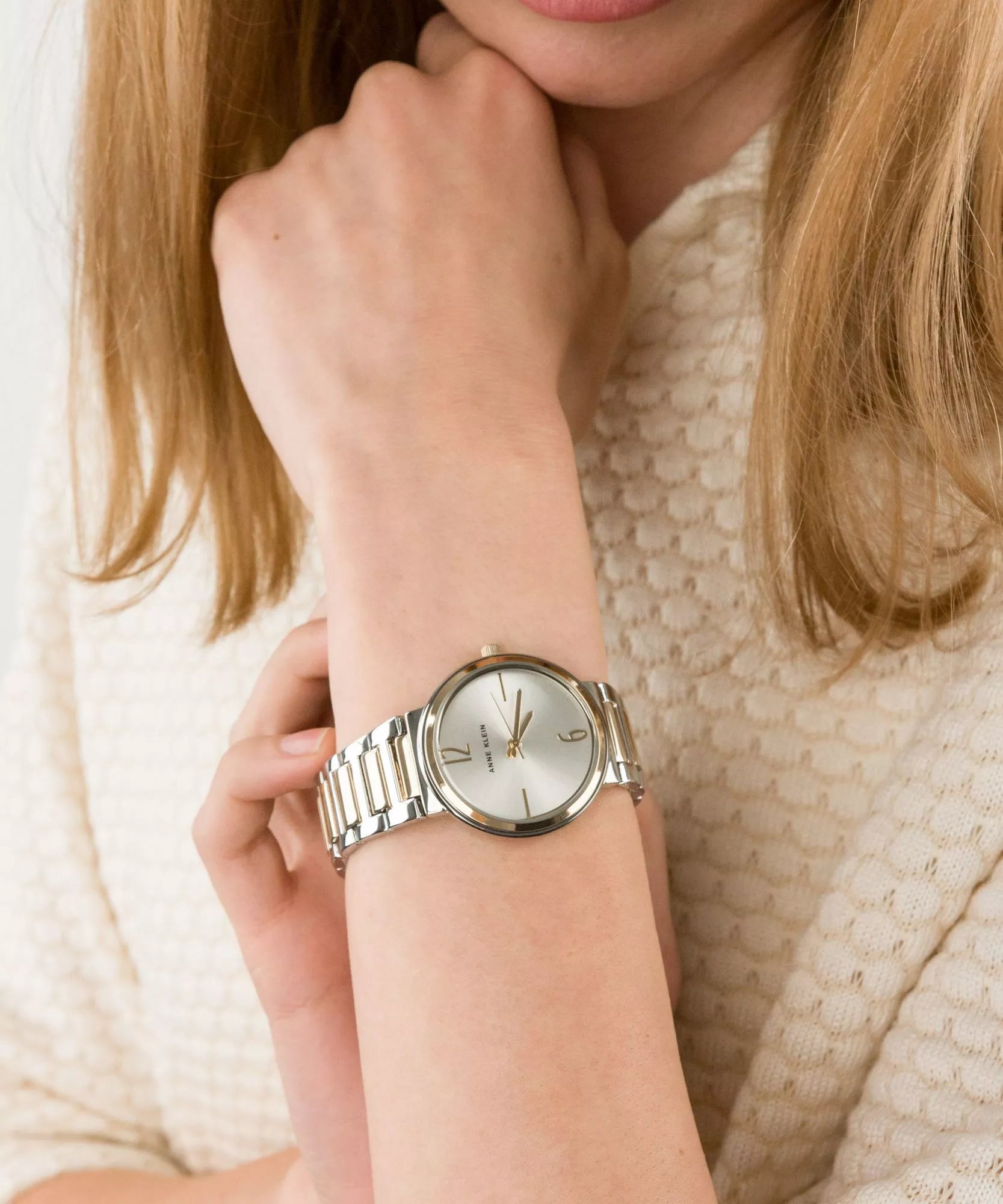 שעון אן קליין Two Tone