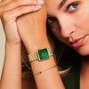 Rosefield Boxy Xs Emerald Watch