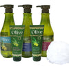 Olive Skincare and Hair Care Set
