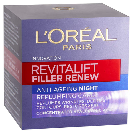 קרם פנים לילה L'Oréal Revitalift Filler Renew