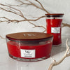 Woodwick Crimson Berries Ellipse Jar Scented Candle