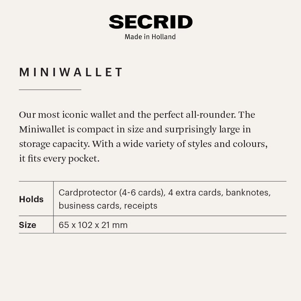 محفظة سكرد Miniwallet Vintage Grey