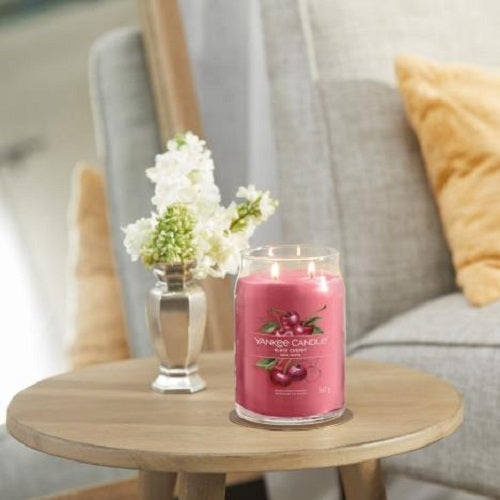 נר ריחני ינקי קנדל Black Cherry Signature Large