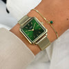 Cluse La Tetragone Watch and Bracelet Set