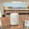 White Scent Clean Cotton Signature Large Scented Candle