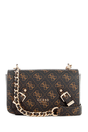 Red Brown Zira Mini Crossbody Bag - GUESS