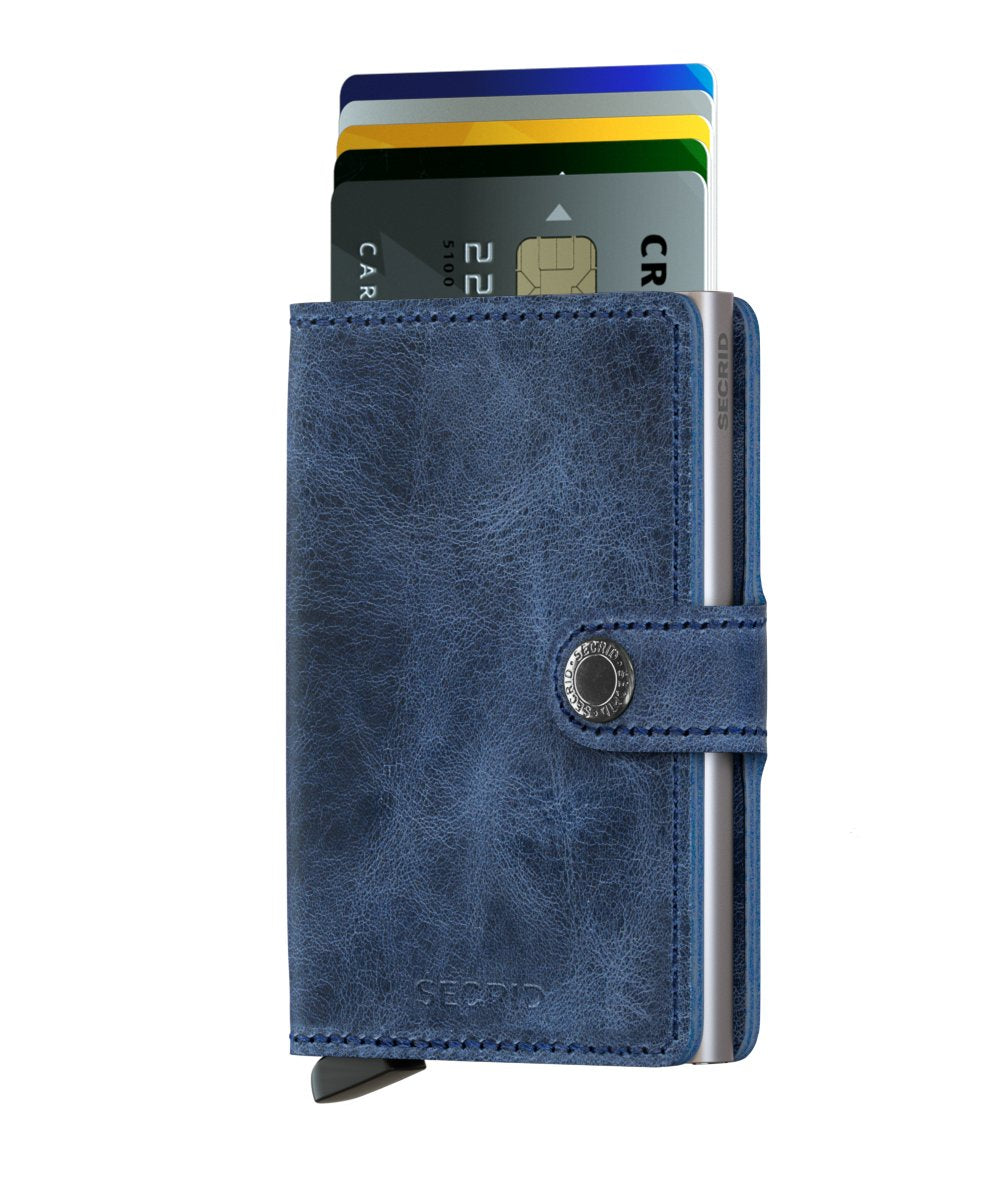 Secrid Miniwallet Vintage Blue Wallet