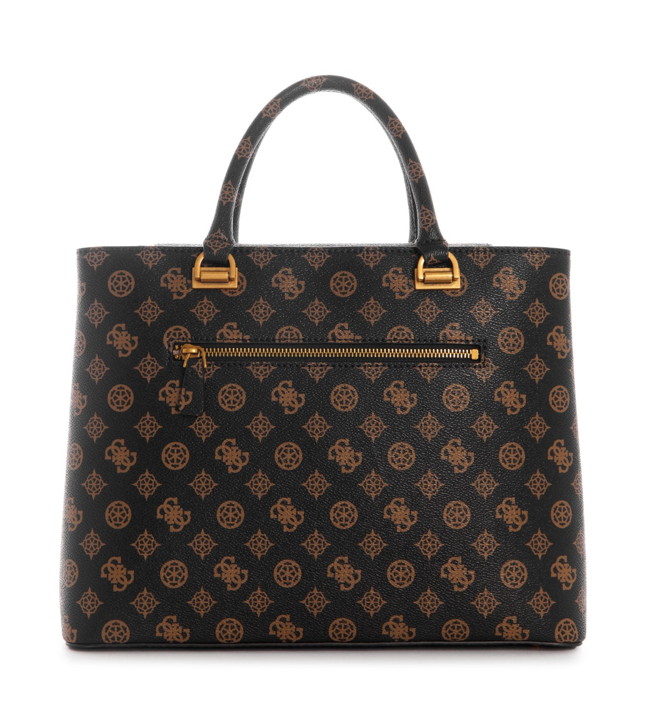 Handbag GUESS Brown in Cotton - 40333175