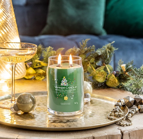 Yankee Candle Shimmering Christmas Tree Signature Large Scented Candle
