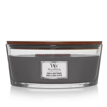 נר ריחני וודוויק Sand and Driftwood Ellipse Jar