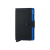 Secrid Miniwallet Matte Black and Blue Wallet