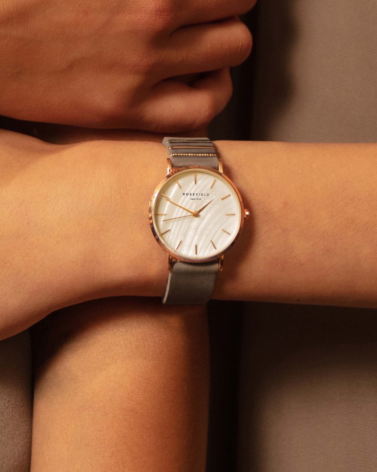 ساعة روزفيلد West Village Grey