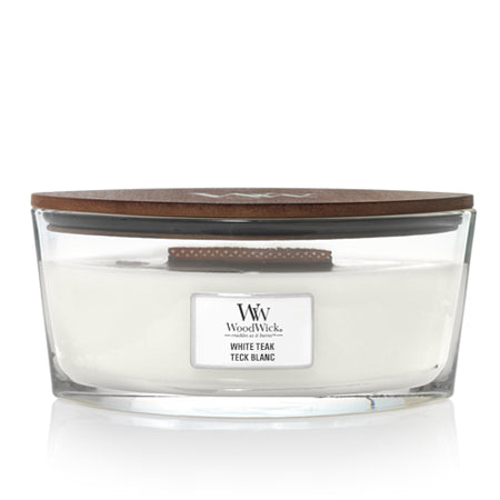 נר ריחני וודוויק White Teak Ellipse Jar