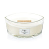 Woodwick Linen Ellipse Jar Scented Candle