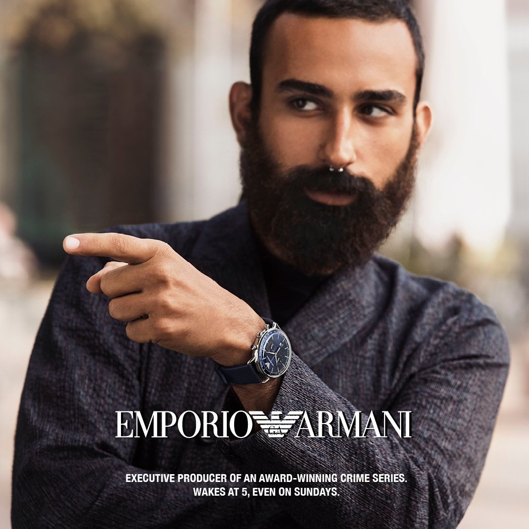 ساعة امبوريو ارماني Aviator