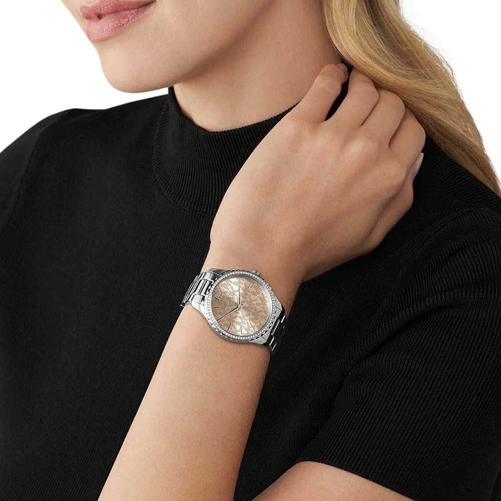 שעון מייקל קורס Layton Round Pink