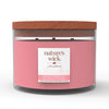 Woodwick Nature's Wick Sea Salt and Watermelon Scented Candle