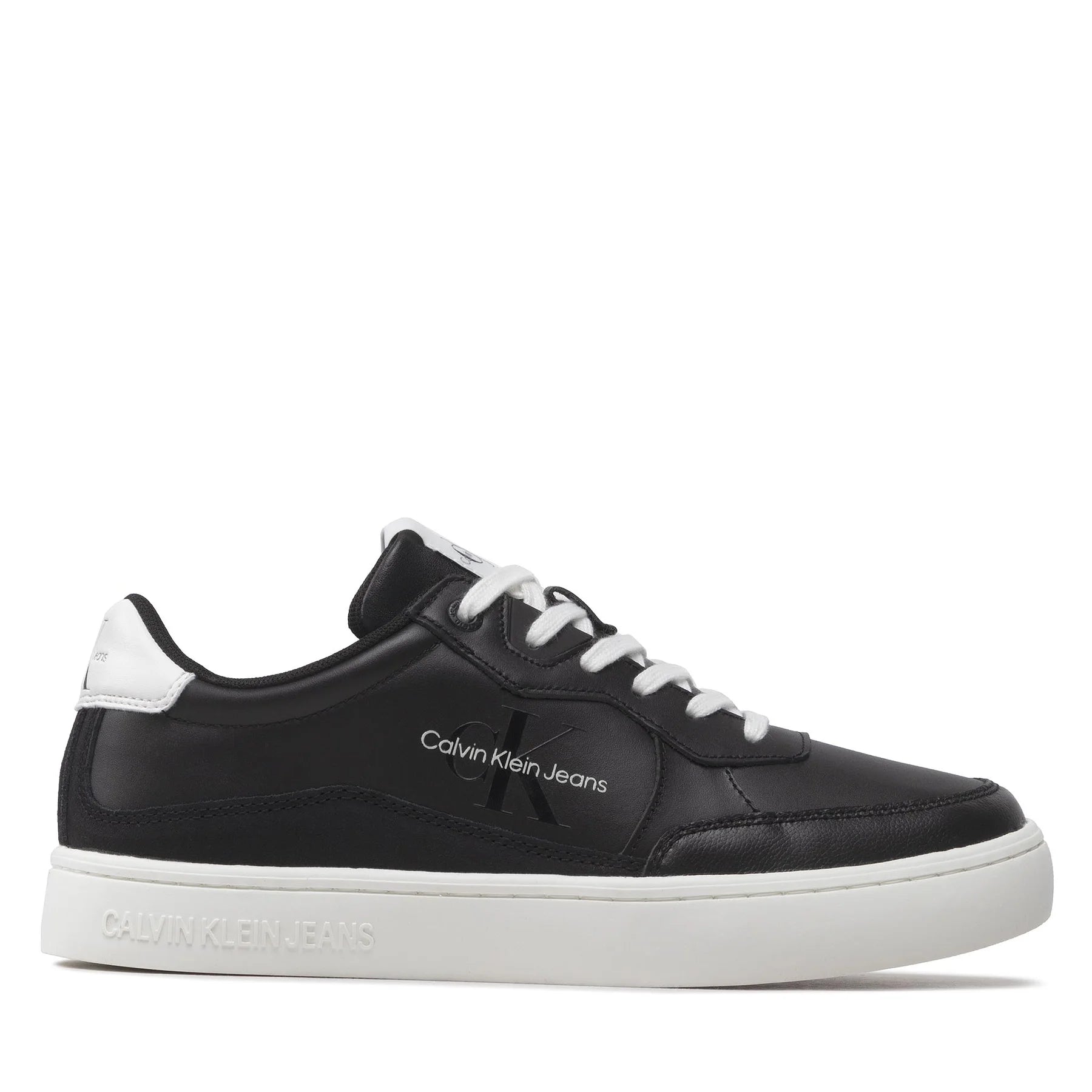 Calvin klein black 2024 and white shoes